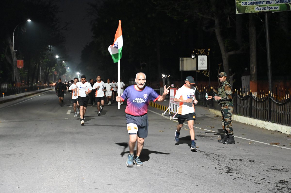westerncomd_IA's tweet photo. #StrongAndCapable 
#HonouringOurMartyrs
#AmbalaMartyrsHalfMarathon

Ambala Martyr’s Half Marathon 2026 (2nd Ed) flagged off by Lt Gen #RajeshPushkar, AVSM, VSM, GOC Kharga Corps, from Kharga Stadium, Ambala Cantt, concluded with immense pride and heartfelt gratitude as military and civil persons came together to pay tribute to the inspiring and indomitable spirit of our brave martyrs.

Over 1500 runners from different walks of life undertook 21.097 km, 10 km, 5 km & 3 km courses to pay homage to martyrs for their courage and valour. 

#KhargaCorps
@adgpi
@prodefencechan1