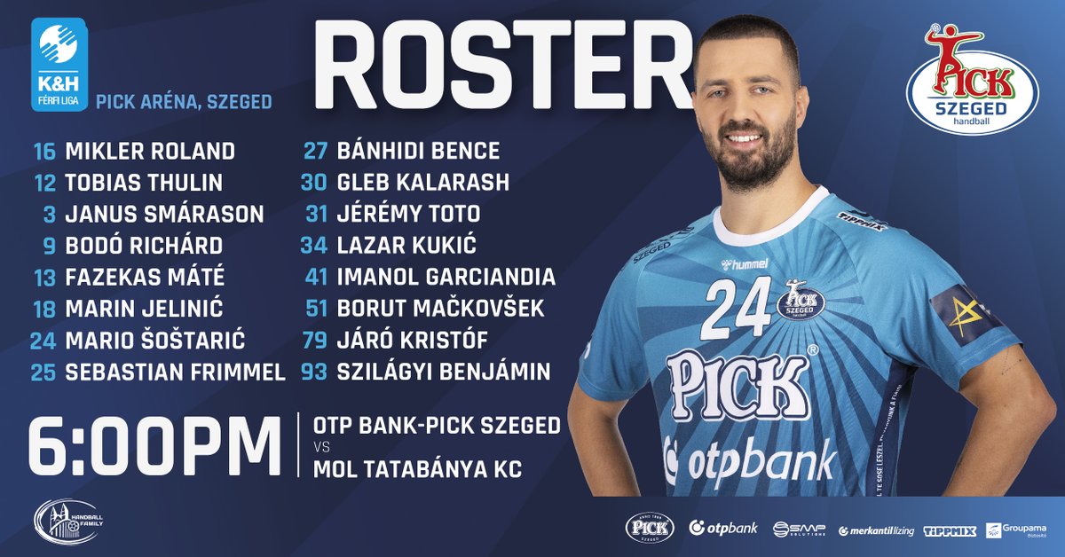 OTP Bank - PICK Szeged Handball tweet media