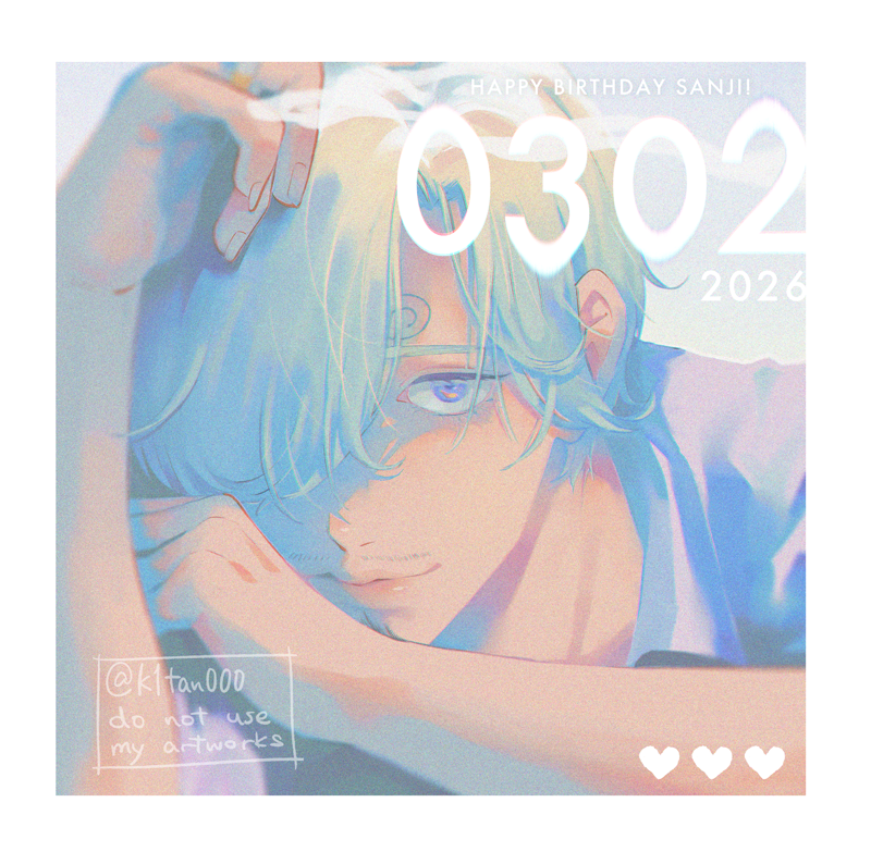 k1tan000's tweet photo. #サンジ誕生祭2026 💙💙💙 https://t.co/cHzlAoFHtu