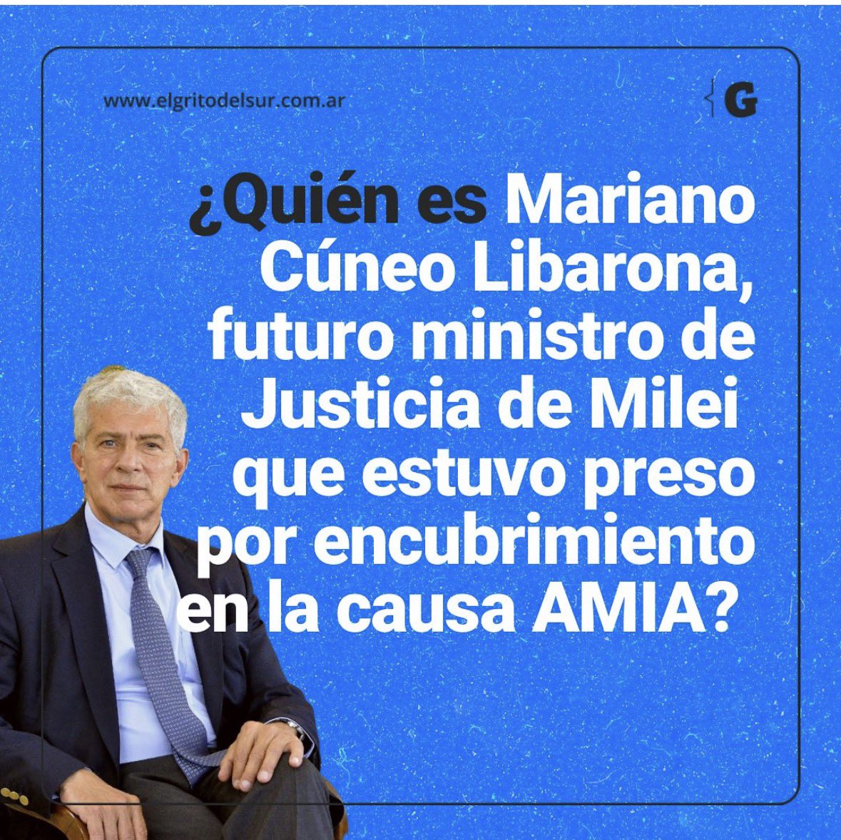 vaneguitart's tweet image. Y #Milei hizo ministro de JUSTICIA al que estuvo preso por encubrimiento en la causa #AMIA. 🤷‍♀️