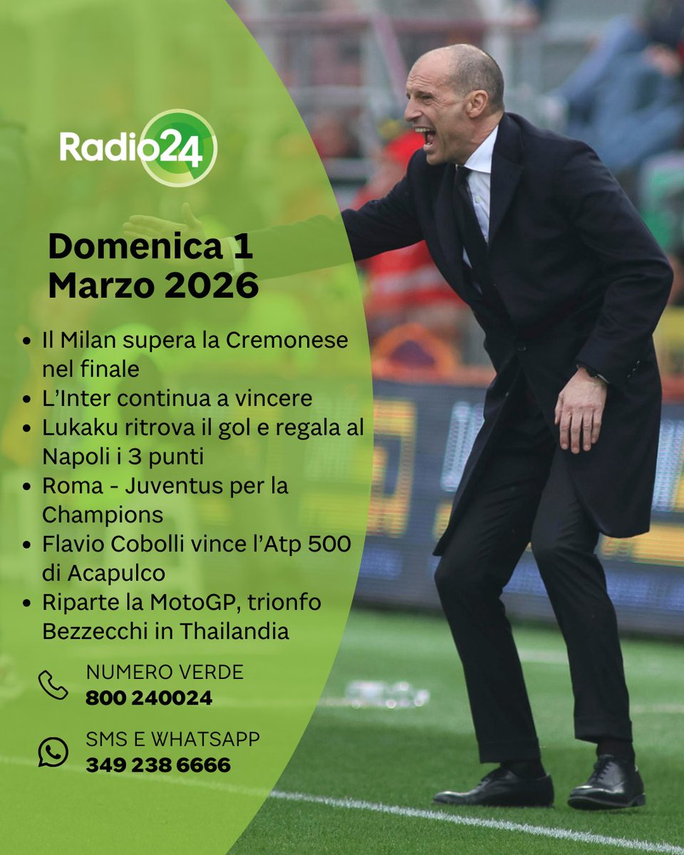 📻 ON AIR su <a href="/Radio24_news/">Radio 24</a> alle 17:05 ▶️ bit.ly/2pe77Lz