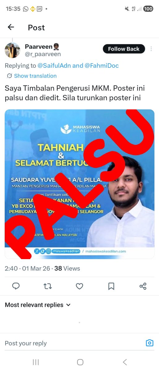 Dr. Fahmi Ngah tweet media