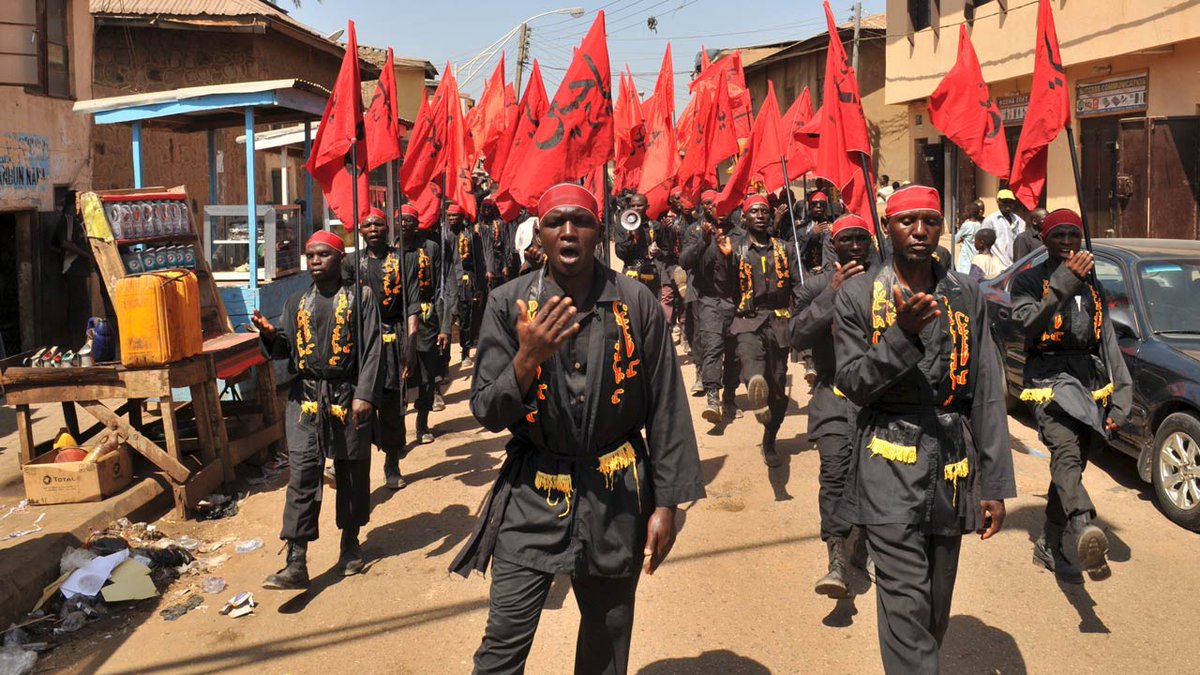DailyPostNGR's tweet photo. Iran: Protest erupts in Nigeria over killing of Ali Khamenei [Video] https://t.co/fUXDwqSFuN https://t.co/fPBZRRnutu