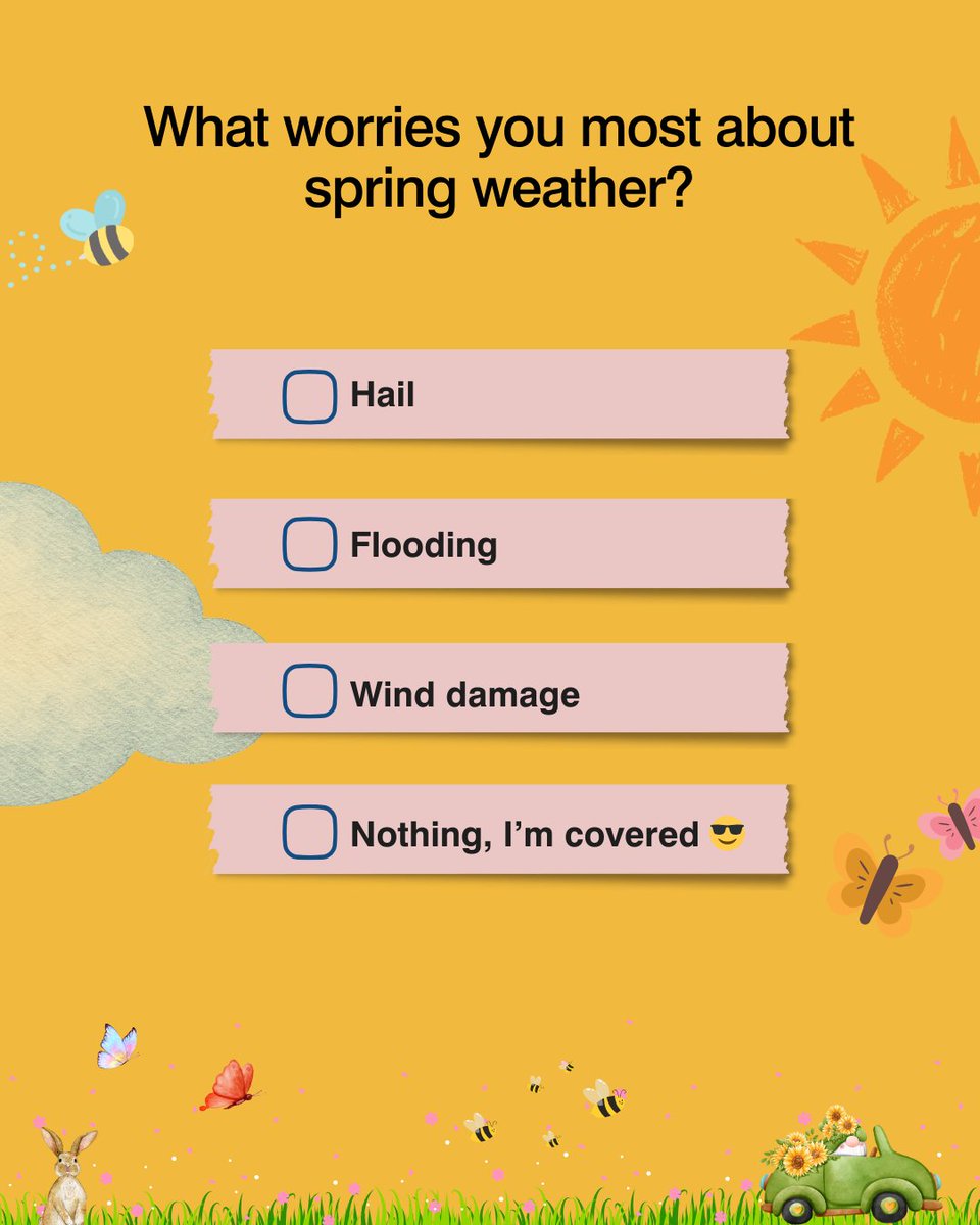 BestAutoRate's tweet image. What worries you most? 👇
Hail, flooding, wind.. or nothing because you’re covered? 😎

Not sure what your policy covers? Let’s review it before the next storm hits.
Call/text 1-888-445-2793 or visit learnandserve.org
#HomeInsurance #StayProtected #APlusInsurance