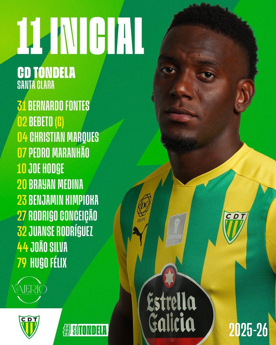 CDTondela1933's tweet photo. O nosso 𝑿𝑰 🟡🟢
#SóTondela #CDTCDSC #LigaPortugalBetClic https://t.co/M87vPZwAdM