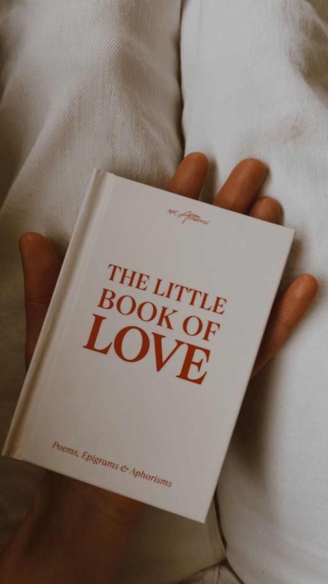 atticuspoetry's tweet photo. Small enough to fit in the palm of your hand.
Big enough to carry everything you feel.

The Little Book of Love is made for moments that matter —
quiet mornings, late-night reflections, long walks, and wherever your heart wants to go.

A book to hold. A book to share. A book to keep close.
https://t.co/OPfCnyitDS