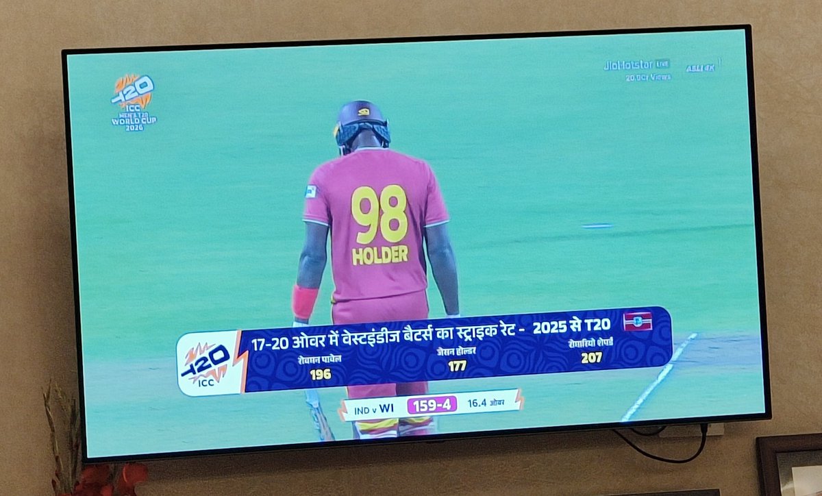 ipsvijrk's tweet photo. West Indies को रोको India
जीतेगा तो आगे खेलेगा India
#WIvIndia https://t.co/QE3iAhqlLl