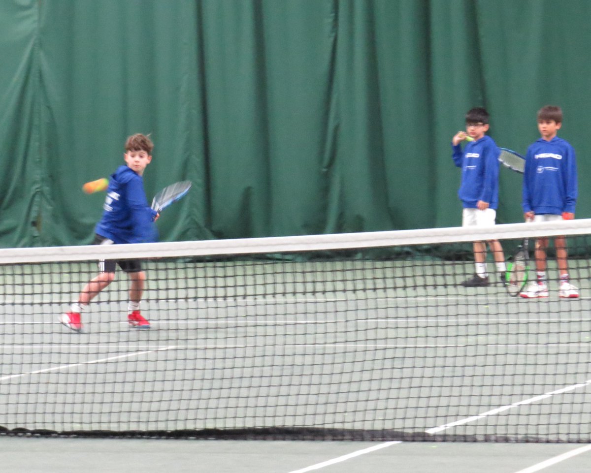 HantsIOWTennis's tweet photo. 9U Boys County Cup starting after the warm-up - good luck Ashton, Joseph, Momin, William and Yusuf.  First match v Berkshire @_EliteTennis @WRF_Tennis #CountyCup https://t.co/gepQcXht1k