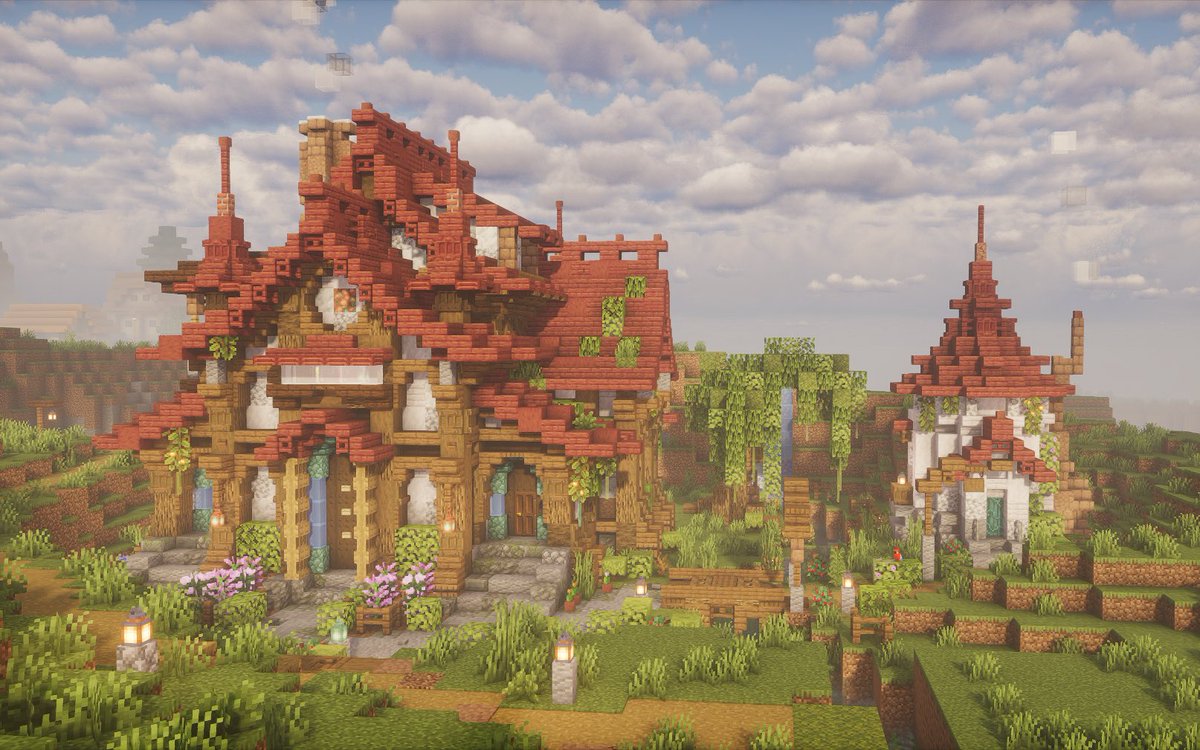 olemonjuice's tweet photo. #デスハヤシマイクラ祭2026冬
 #Minecraft 

充分な時間が取れなかったけど、2軒だけは作ることができて良かったです😸
ハヤシさんやメンバーの方々に褒めてもらえてモチベ爆上げです⤴︎︎︎⤴︎︎︎
ハヤシさん、素敵なイベントを開催していただきありがとうございました☺️ https://t.co/y4xxZoGkil