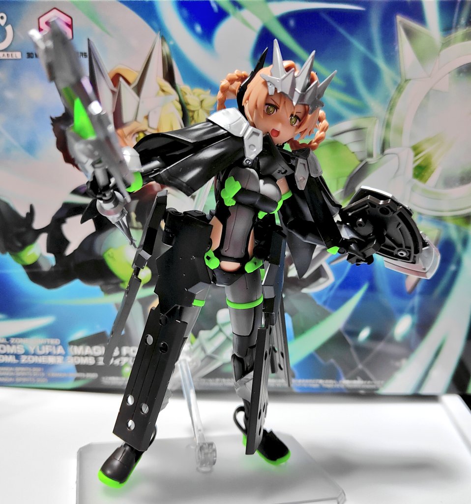 息抜きにメイガスフォームを素組った。 色を除けば、ユフィアと