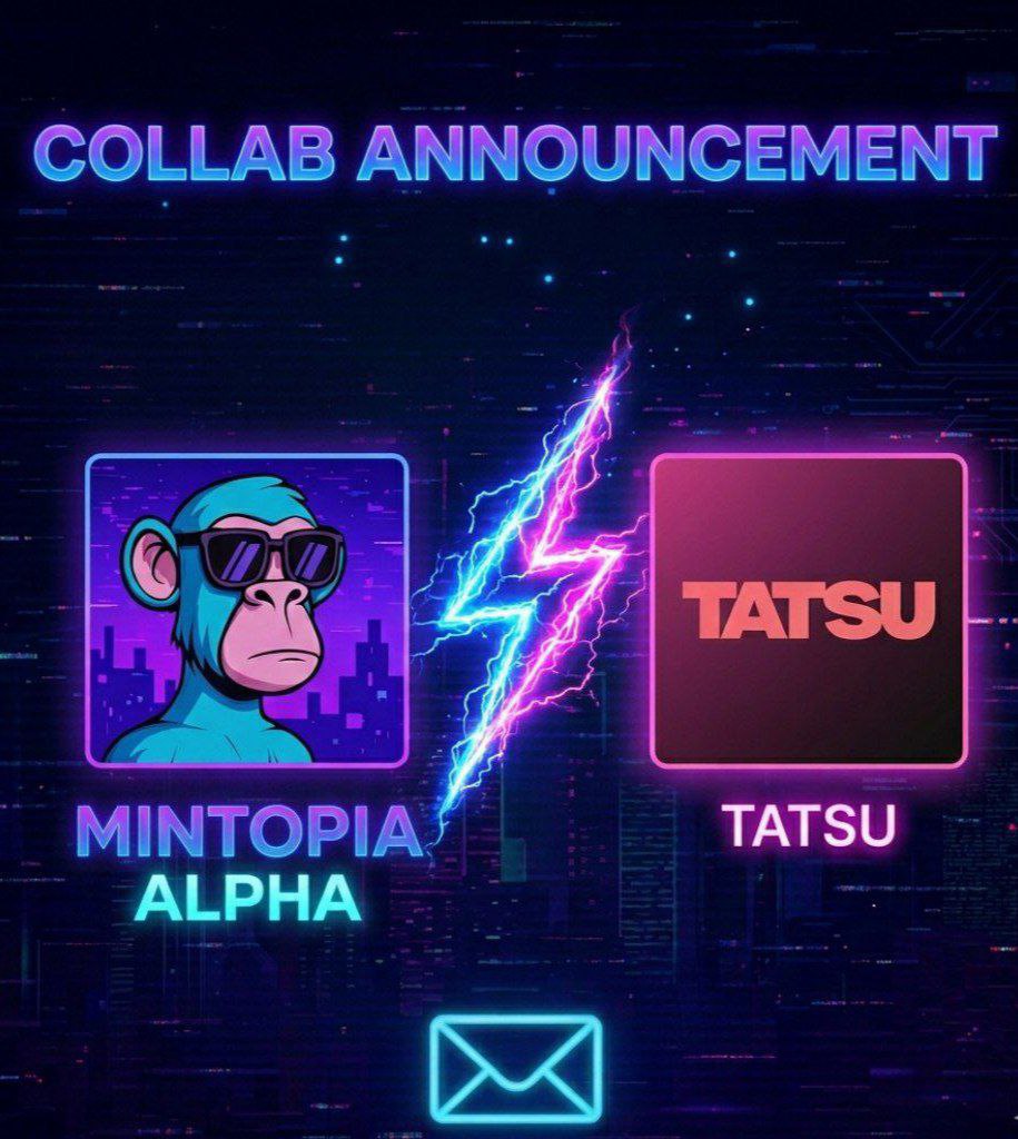 We are proud to announce our collaboration with <a href="/tatsu_nyc/">Tatsu</a> 
Giveaway is live on our server 👇🏻
discord.gg/hAcGQcetUu