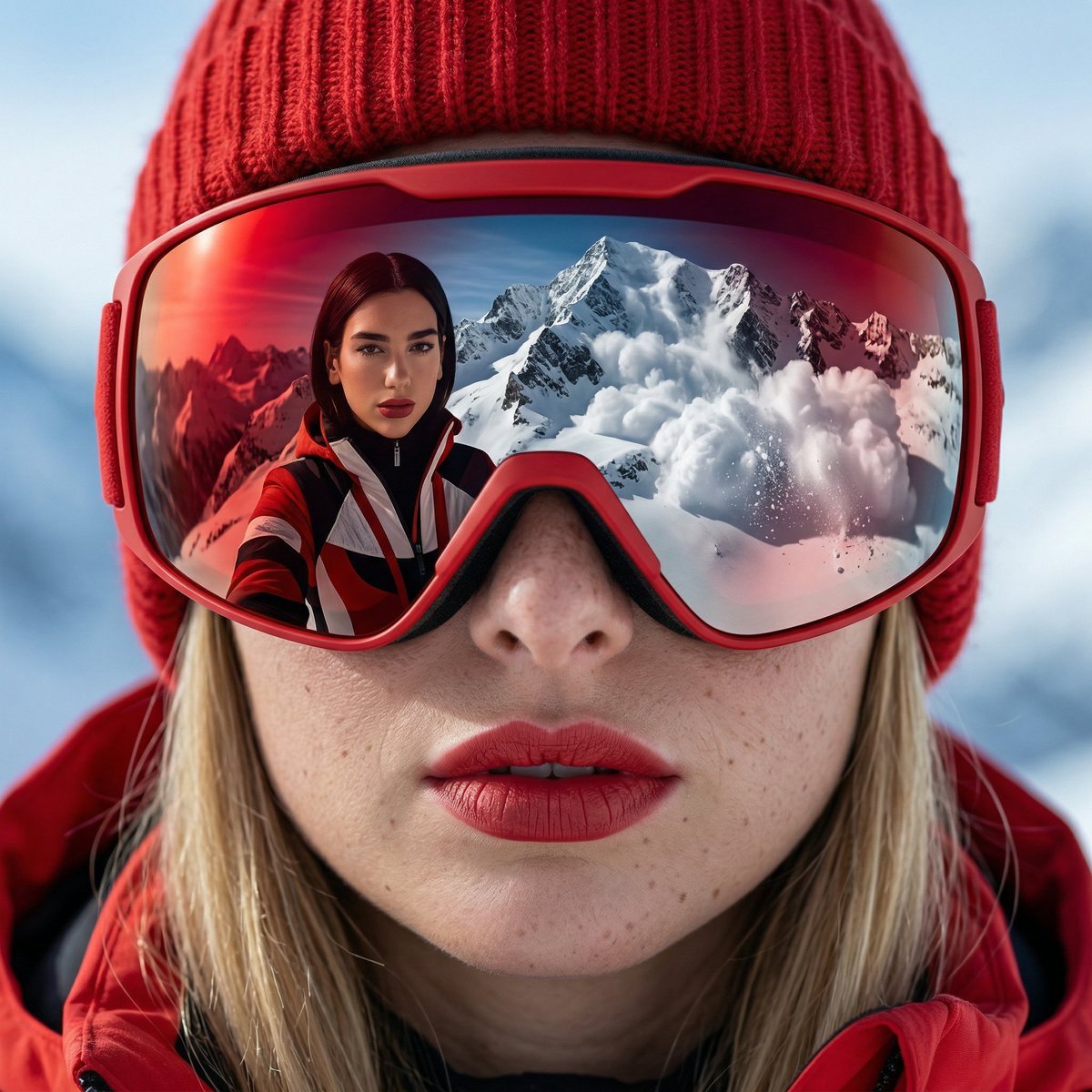 mayadelmare's tweet image. Look closely or you might miss the drama. ❄️

Sydney Sweeney &amp;amp; Dua Lipa &amp;amp; Maya

Nano Banana 2 Pro 
Prompt⬇️

{
  "meta": {
    "project": "Alpine_Thriller_Fashion_Closeup",
    "model_intent": "photoreal_editorial_cinematic",
    "language": "en",
    "notes": "High-fashion