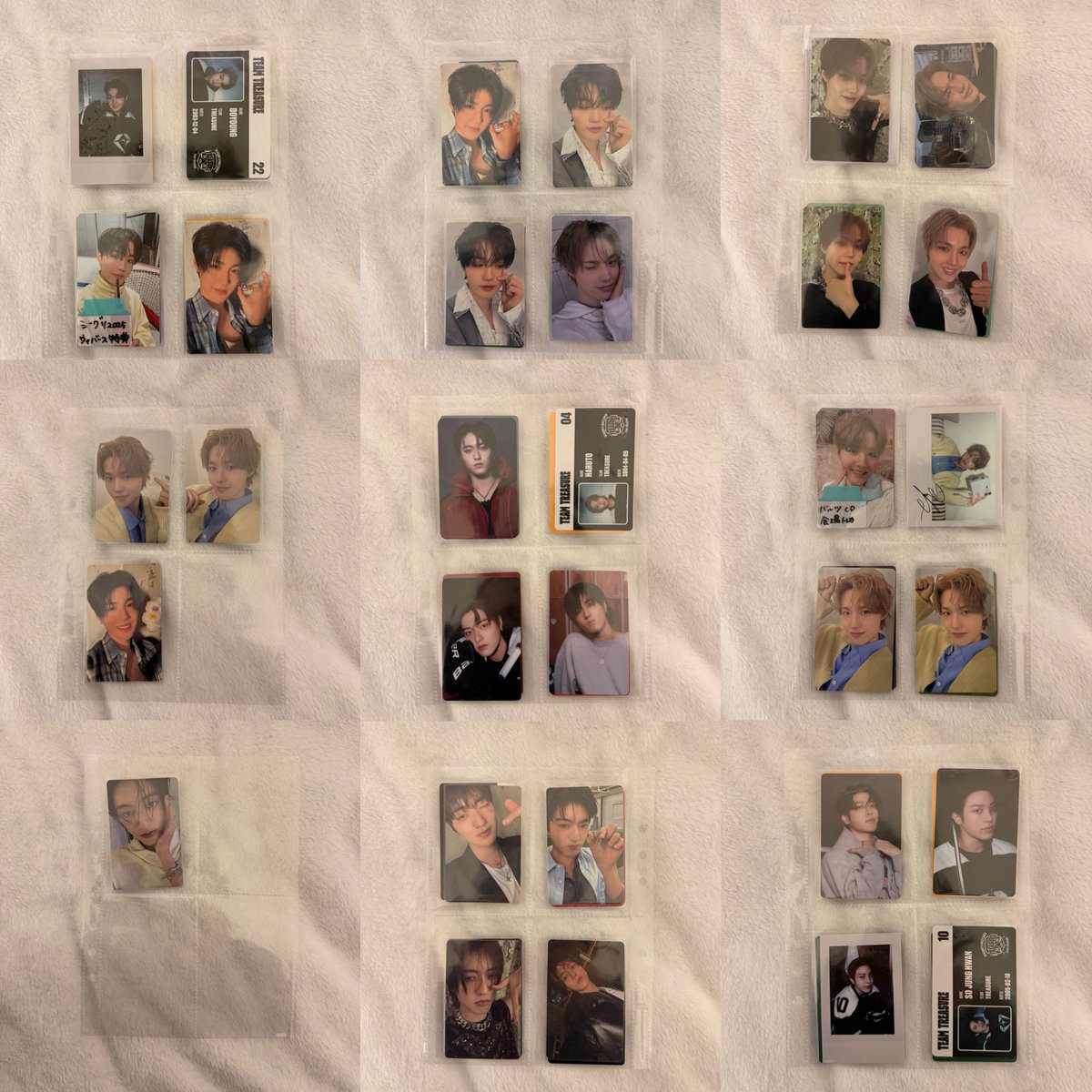 TREASURE トレカ 交換 譲 ヒョンソク、ジフン、ジュンギュ、ジェヒョク