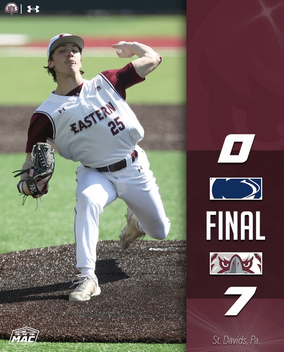 Eastern University Baseball tweet media