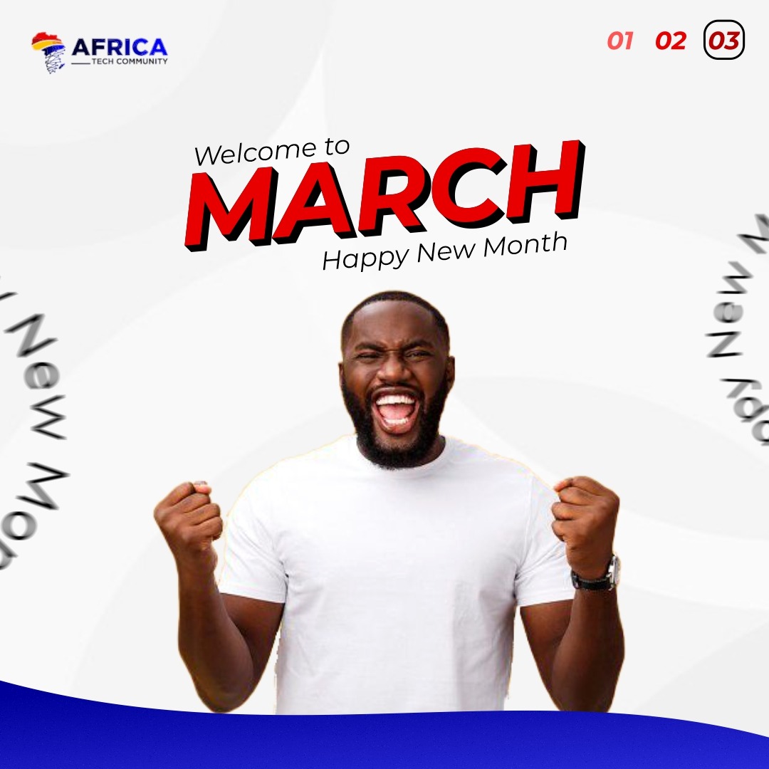 africatechcom's tweet photo. New month. New energy. New wins. 🚀
Welcome to March! Let’s build, grow, and dominate. 💻🔥

Amad #MUNCRY Yoro Iwobi Crystal Palace Dalot Shaw
Chelsea Happy New Month Mainoo https://t.co/9LzjX5p30K