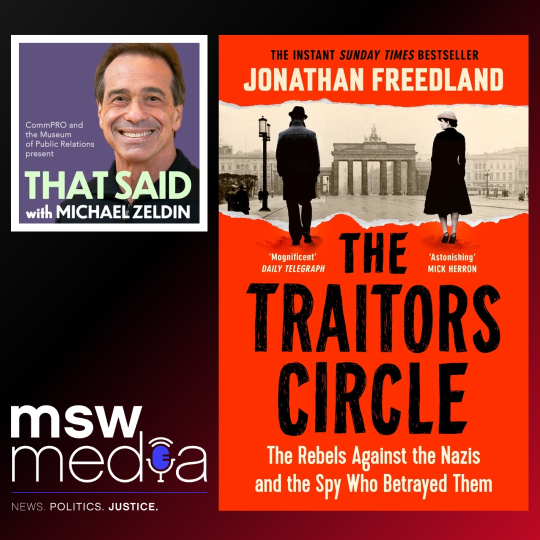 mswmediapods's tweet photo. New #ThatSaid📌 podcast with @MichaelZeldin  #MSWMedia

Guest: @Freedland 

Listen: https://t.co/NCTJ0GUEwf https://t.co/ZqnPerPwhx