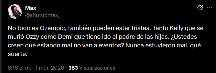 NeuroticMariana's tweet photo. Cuando es flacura entonces sí no hay que hablar sin saber, hay que respetar cuerpos ajenos y a lo mejor es por tristeza. Cuando es un cuerpo gordo no hay concesiones, sea como sea siempre se debería poder hacer algo. https://t.co/HVcTHDHi6E