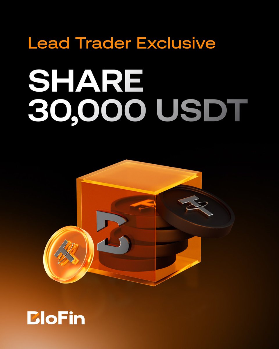BloFin_Official's tweet photo. Join our brand new Lead Trading Challenge 🐳

Lead traders can earn multiple rewards and the more consistently and effectively you trade, the more rewards you can accumulate. https://t.co/EV06szgLLK