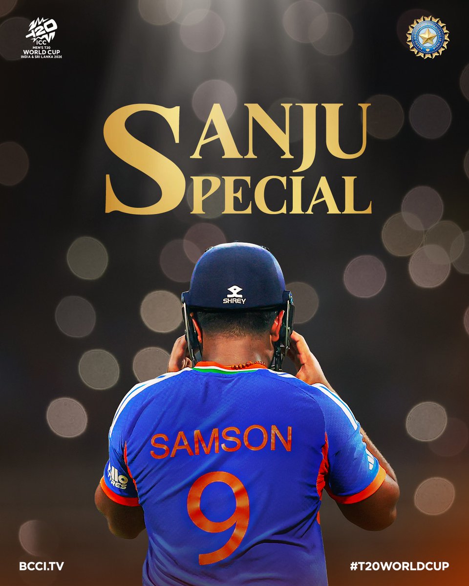 Take a bow, Sanju Samson 🙇‍♂️

#TeamIndia | #T20WorldCup | #MenInBlue | #INDvWI | <a href="/IamSanjuSamson/">Sanju Samson</a>