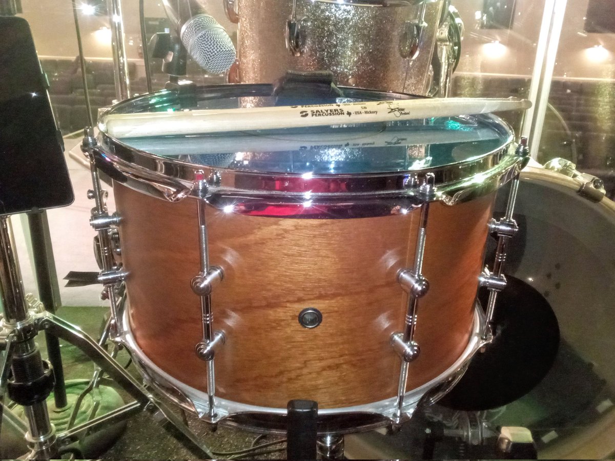 On the drums this morning at GFC in Spring, TX.
Using my 14"x8" <a href="/gretschdrums/">Gretsch Drums</a> Swamp Dawg snare along with <a href="/SalyersPerc/">Salyers Percussion</a> and #TheDrumWallet