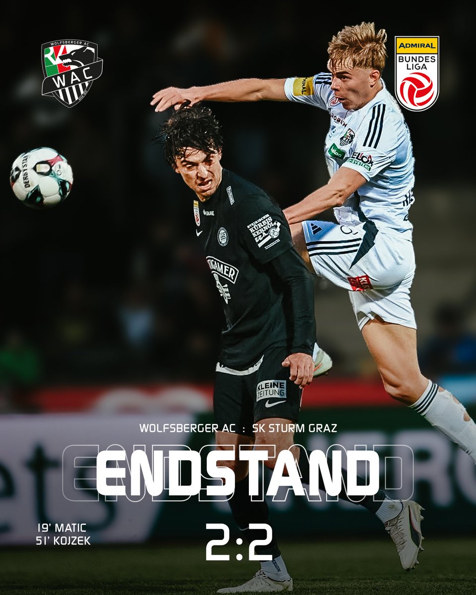 WolfsbergerAC's tweet photo. 90'+7 Punkteteilung. #wacstu https://t.co/a4uO1cZA1l