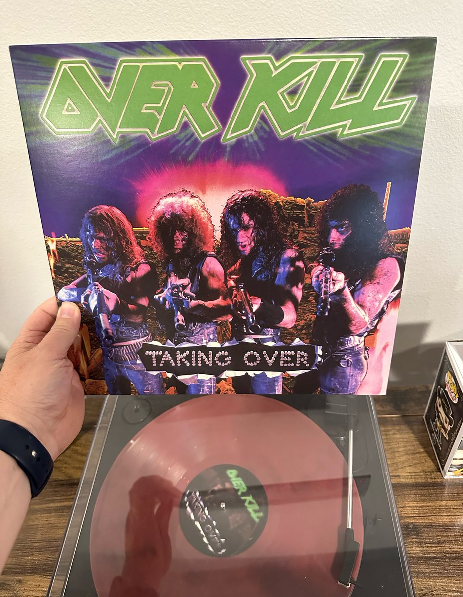 drrckbr's tweet image. “Hail the avenger, midnight defender
The end will never be”

Overkill - Taking Over
🇺🇸
1987 (2021)

#Overkill #thrashmetal #masterpiece #legendarymetal #vinylmusic