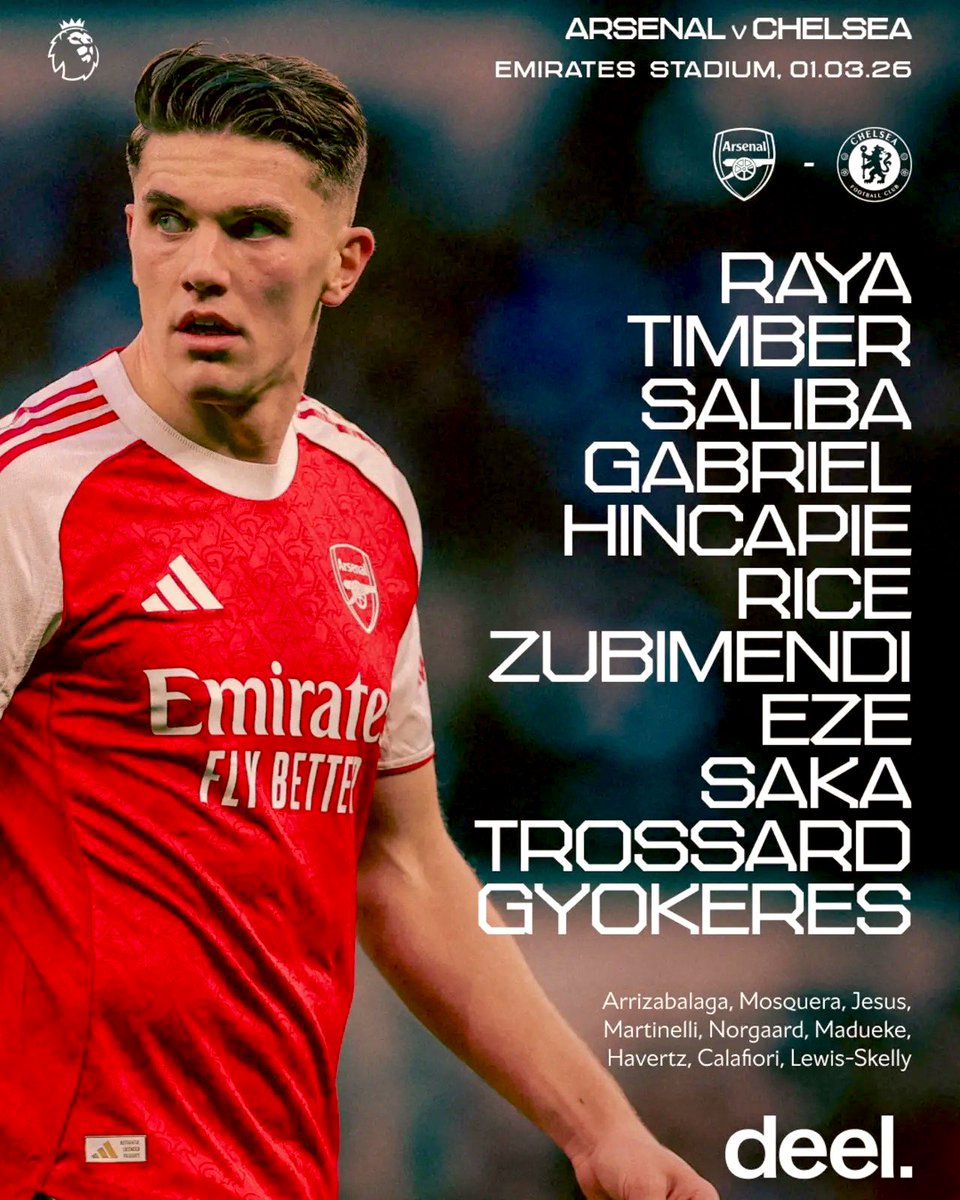 Thoughts on today’s lineup, Gooners? 👇