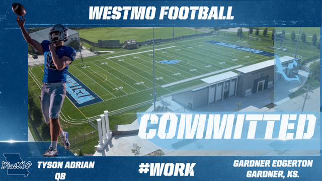 TysonAdrian12's tweet photo. I’m blessed to announce my committment to Westminster College to continue my academic &amp; football career! Thank you @Coach_Butts @iamcoachMB for the opportunity. My journey would not have been possibe w/out the support of my family, coaches and teammates! I'm just getting started https://t.co/FcfbrM4aMY