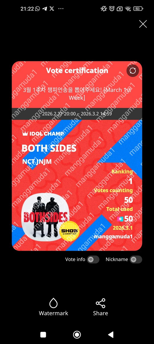 Congratulations for #NCTJNJM
50🎟️ done 

Thank you for your participation 
#fafastoorproof