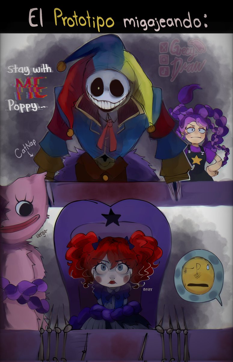 Migajeando a la hermana 🗣️
(Catnap ahora está en el culo del prototipo...lleva la delantera 🗿🔥)
#PoppyPlaytimeChapter5 #poppydoll #prototype1006 #lillylovebraids #catnap #kissymissy #player