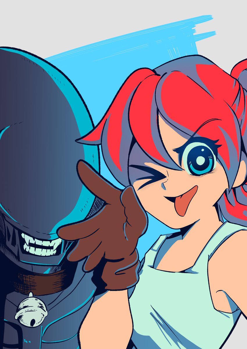 Anne and Alien (Skippy) 💙