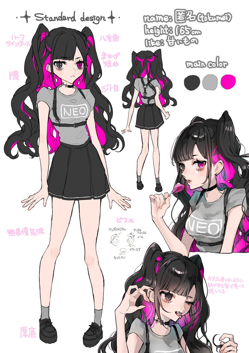 K_mobu3's tweet photo. #oc
メインの創作キャラたち✨💜🩷 https://t.co/XwNWdHjOWT