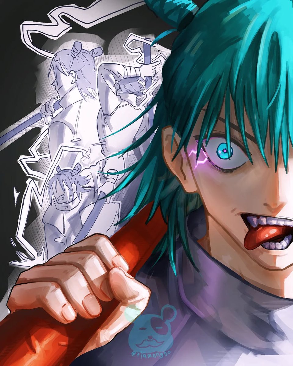Flaa_manggo's tweet photo. Hajime Kashimo/鹿紫雲一/The God of Lightning
Please Help small artist hohoho 😭🙏
#JujutsuKaisen #kashimohajime #呪術廻戦 https://t.co/gyOLnVswr3