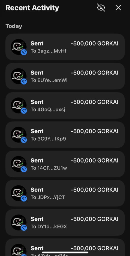 🎁 $GORKAI AIRDROP DISTRIBUTION LIVE! 
Early supporters are already receiving 500,000 $GORKAI each 🚀

Want yours? 👇
✅ Follow
✅ RT This &amp; RT pinned post 📌
✅ Drop your SOL wallet address

Gork Ai Presale Will be close 3 days ! 
Send $SOL to ;