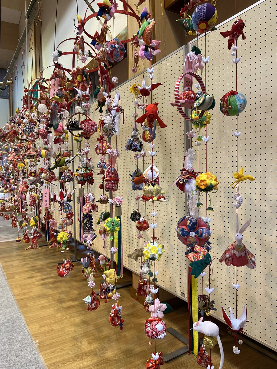 あぎの里のつるしかざり #にゃかつがわ君 初めて『吊るし雛』を見てき