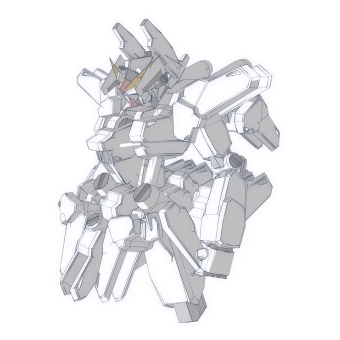 1年前に描いた オリジナルガンダム 生成AI化しました