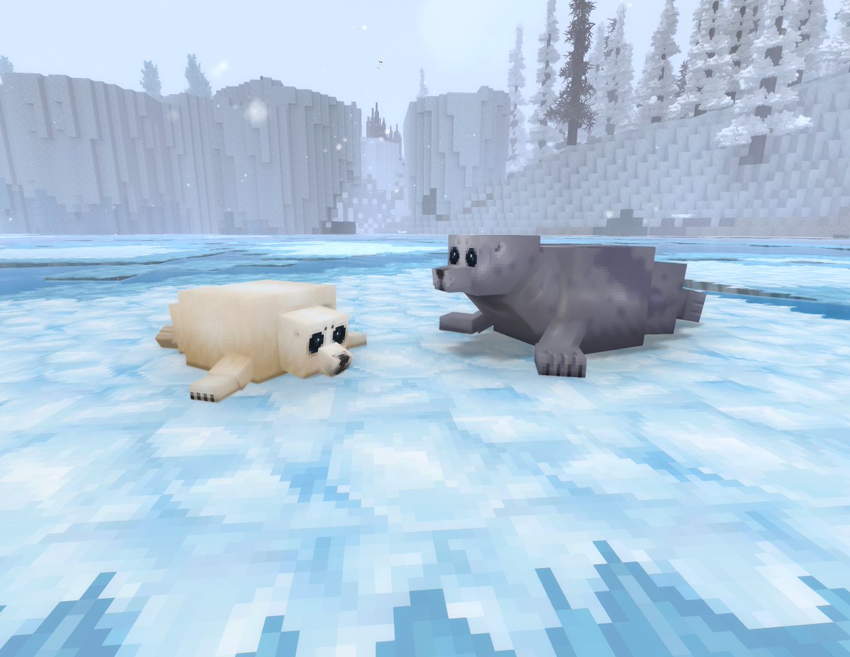 My Hytale mod "Add seals!" is now available for download on CurseForge🔥

This mod adds adorable seal NPCs to the icy biomes of the game! Link in the replies🔽
#Hytale