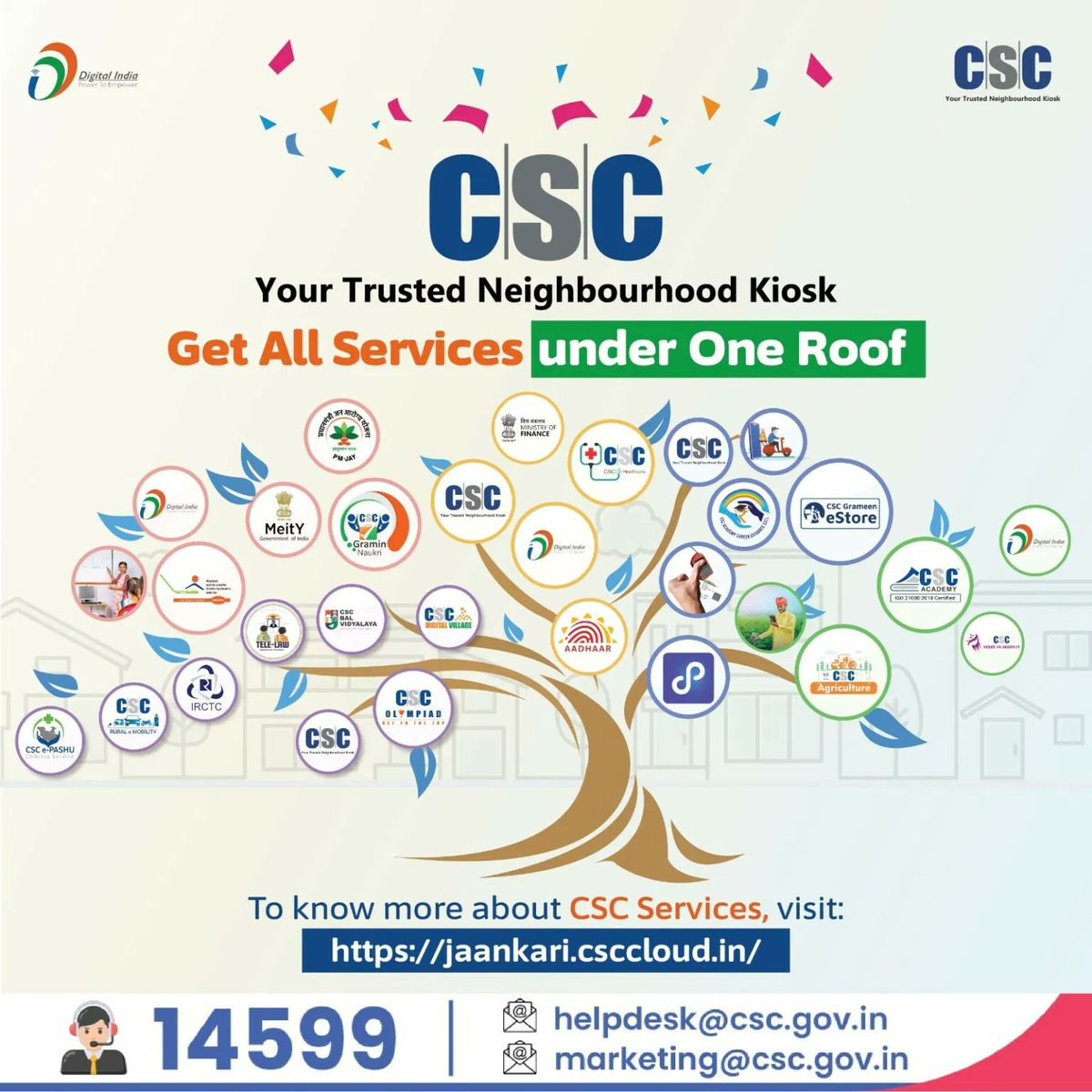 CSCegov_'s tweet photo. CSC Jaankari Portal...

All the information you need is now at your fingertips with the CSC Jankari Portal!

To know more about CSC Services, visit: https://t.co/NjGDDAayUy

For any queries, call 14599 or write to helpdesk@csc.gov.in

#CSC #DigitalIndia #CSCJaankariPortal #CSCJaankari #JaankariSuvidhaPortal #CSCJaankariSuvidhaPortal #RuralEmpowerment #DigitalInclusion