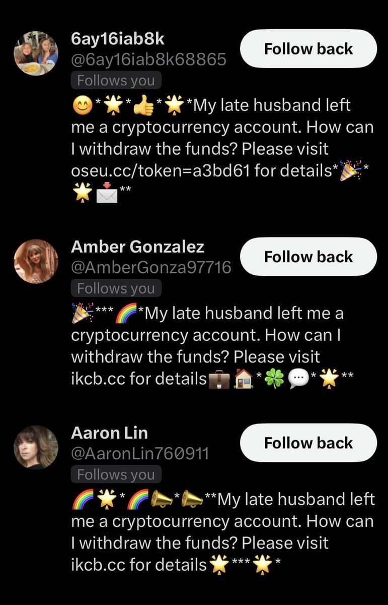 Wow, followed recently by 3 widows who inherited cryptocurrency accounts.  What are the odds?