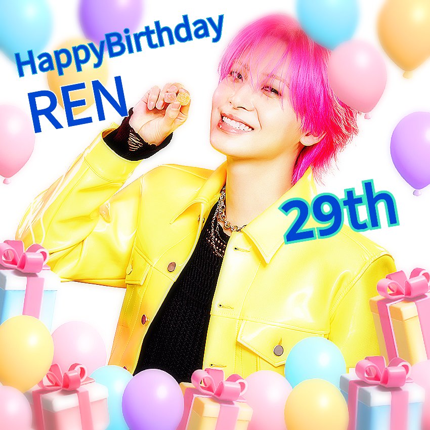 蓮くん🦊💙 お誕生日おめでとう🎉 何度も何度も言っちゃう～📣✨ 4月の