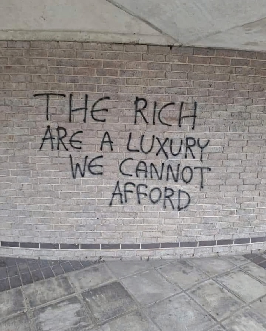 ❝The rich are a luxury we cannot afford.❞