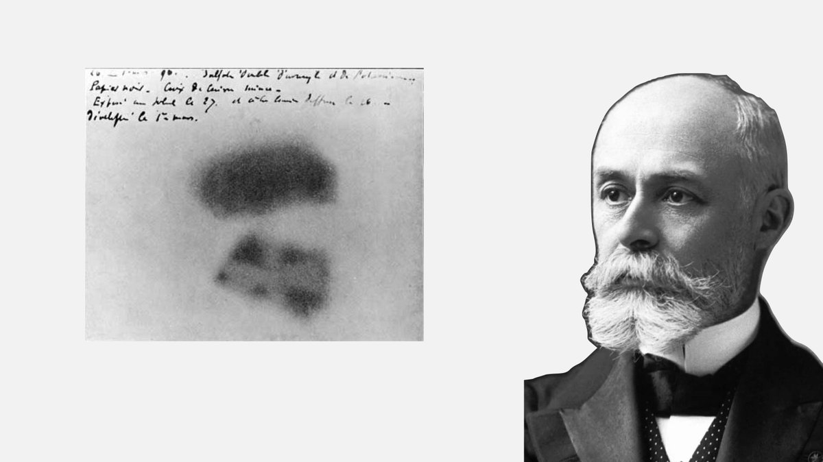 On March 1, 1896, Henri Becquerel discovered radioactivity because of bad weather.

He'd been testing whether uranium could absorb sunlight and re-emit it as X-rays by placing it on photographic plates wrapped in black paper.

But Paris turned cloudy for days so he shoved