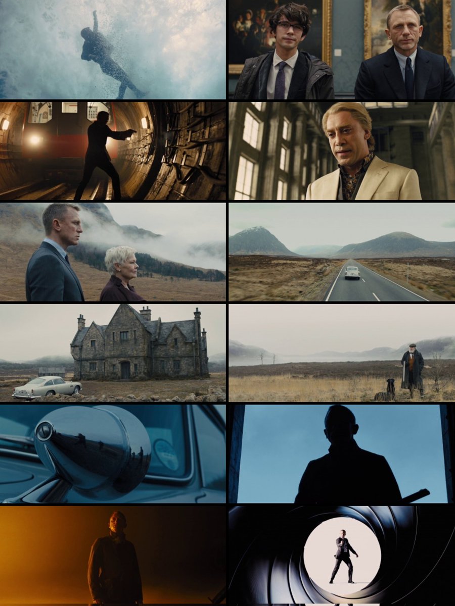 SKYFALL [2012]
Directed by Sam Mendes
DP: Roger Deakins

This is my favorite Craig era Bond film, and my second favorite entry (and theme song) overall behind Goldfinger.