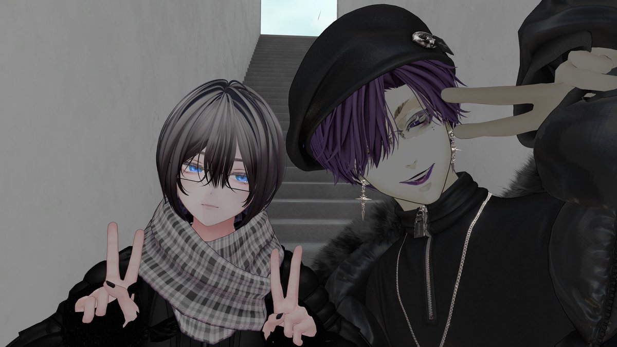 stepVRC's tweet photo. 大感謝のお写真達③🤍🖤
#monometryfan #VRChat https://t.co/sCWYRhaLiu
