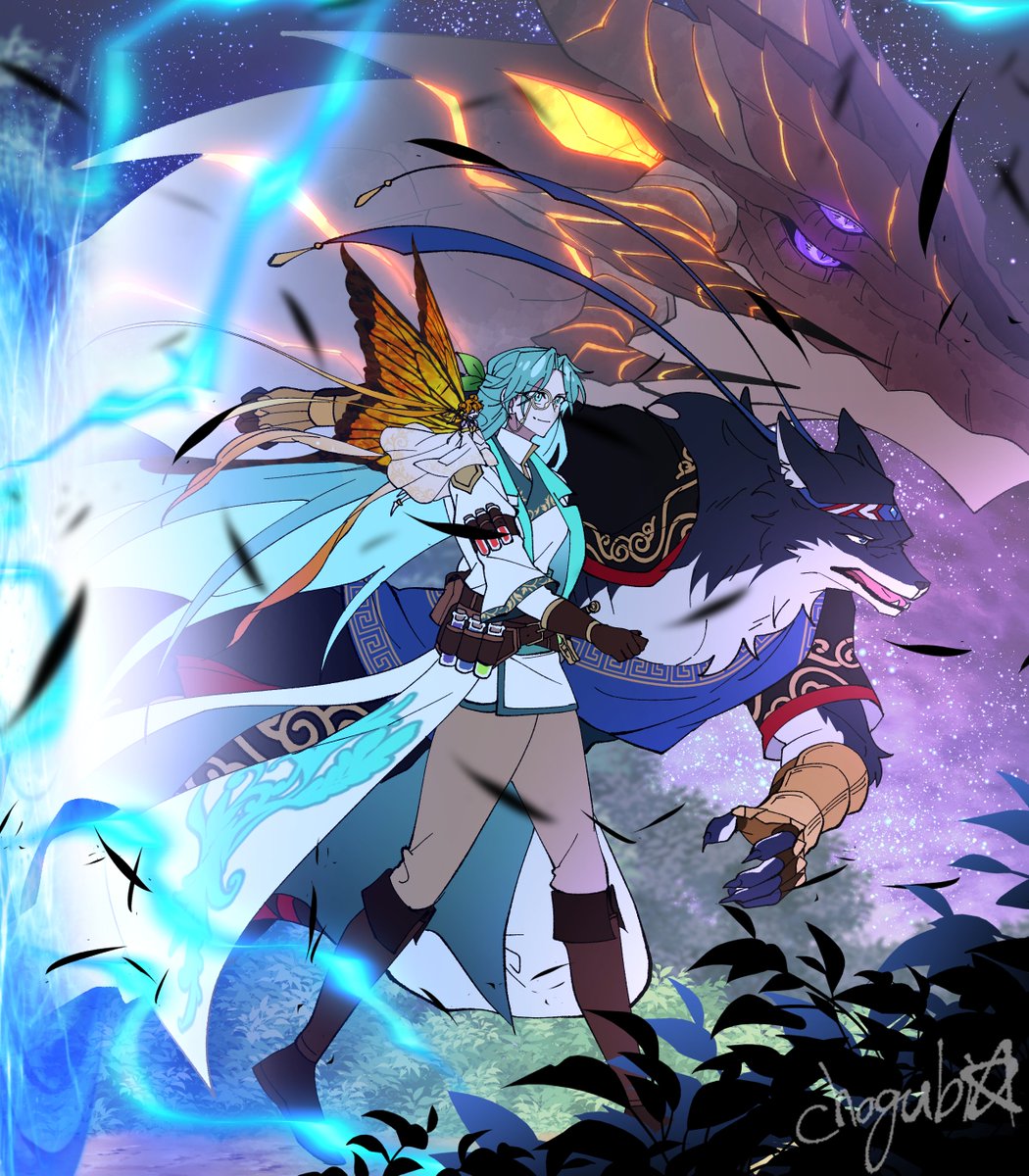 #イラスト #OC #oc #art 
#카페포션 문 너머 🚪