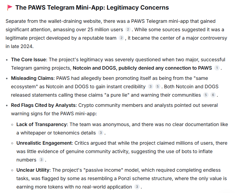 PikaDetects's tweet image. PAWS Token  scam 
#AirdropSCAMS #Community #CryptoExchanges