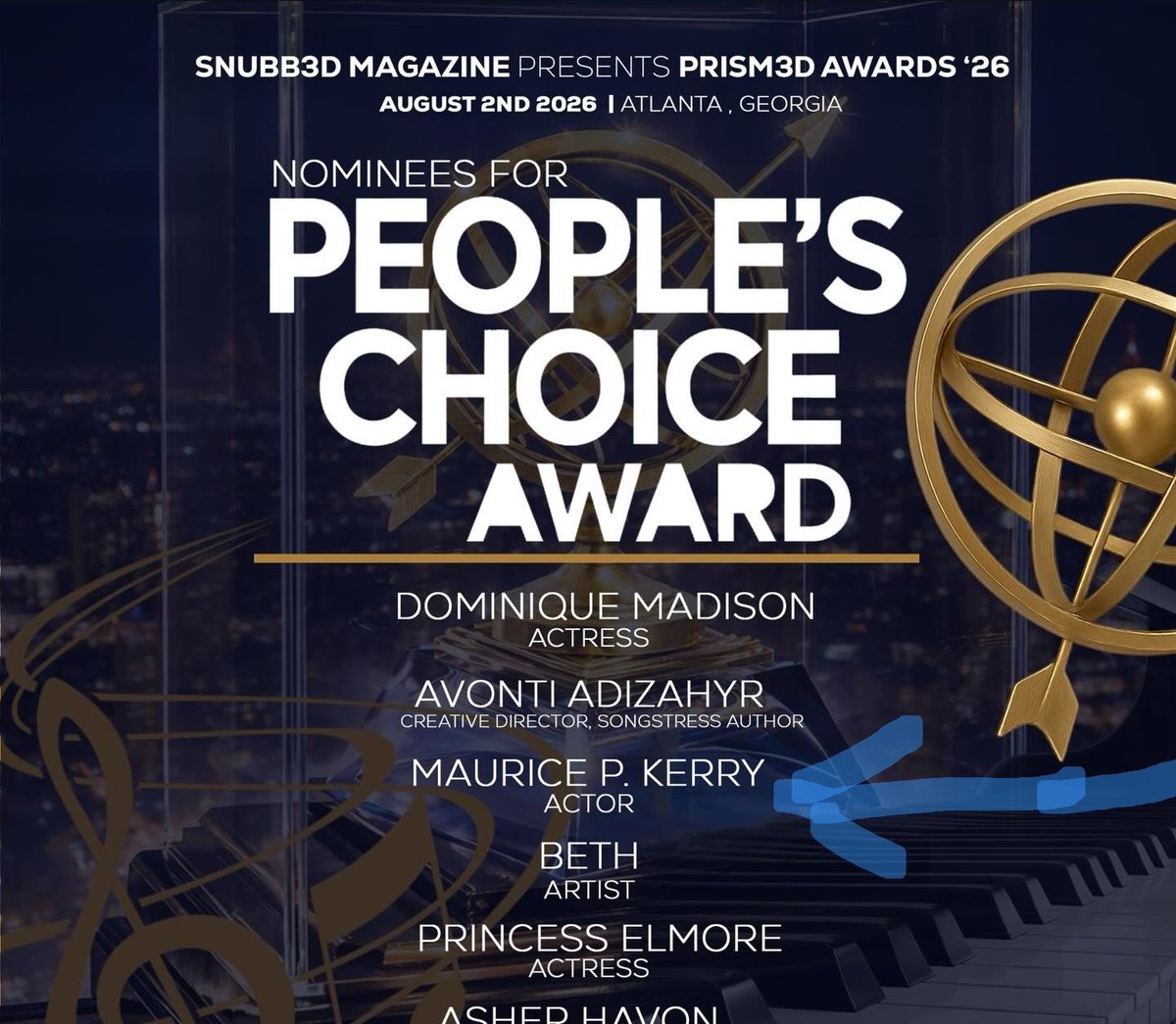 MauricePKerry's tweet image. Honored to be nominated this year. If you’d like to be part of the win, voting is open daily. Appreciate you always showing love and moving with me.

docs.google.com/forms/d/e/1FAI…

#BeyondtheGates
#GatedCommunity
#GateKeepers
#RANDYPARKER
#EYECANDYRANDY
#BTG