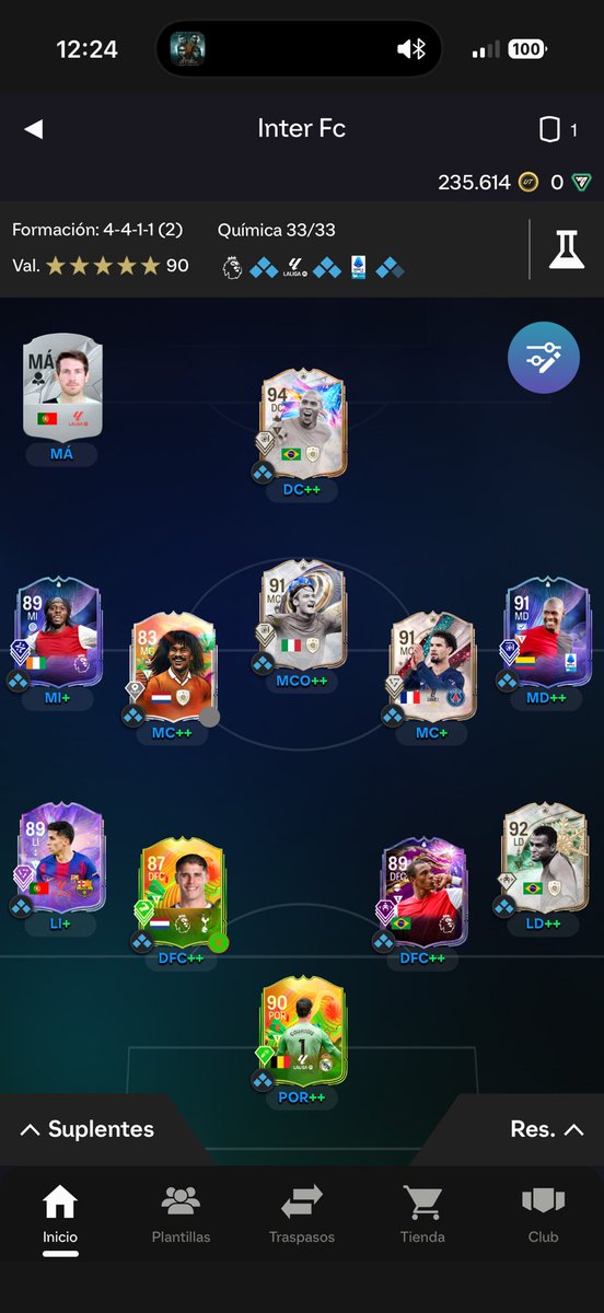 LucasinterPB's tweet photo. @FUTCoinShop My humble team, vdv have all defensive playstyles https://t.co/m6OjSNuN8T