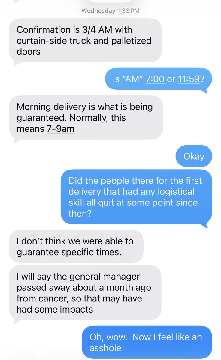 A not-so-gentle reminder that there are real people, with real problems, on the other end of my struggles and challenges.