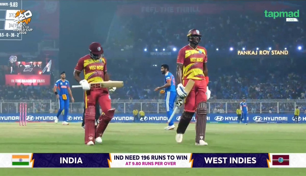 AsadAliofficals's tweet photo. 195/4 FROM 20 OVERS AGAINST INDIA. WEST INDIES ON TOP 🤯🔥 #T20WorldCup #tapmad
#INDvsWI https://t.co/1bCYH6KmQ9